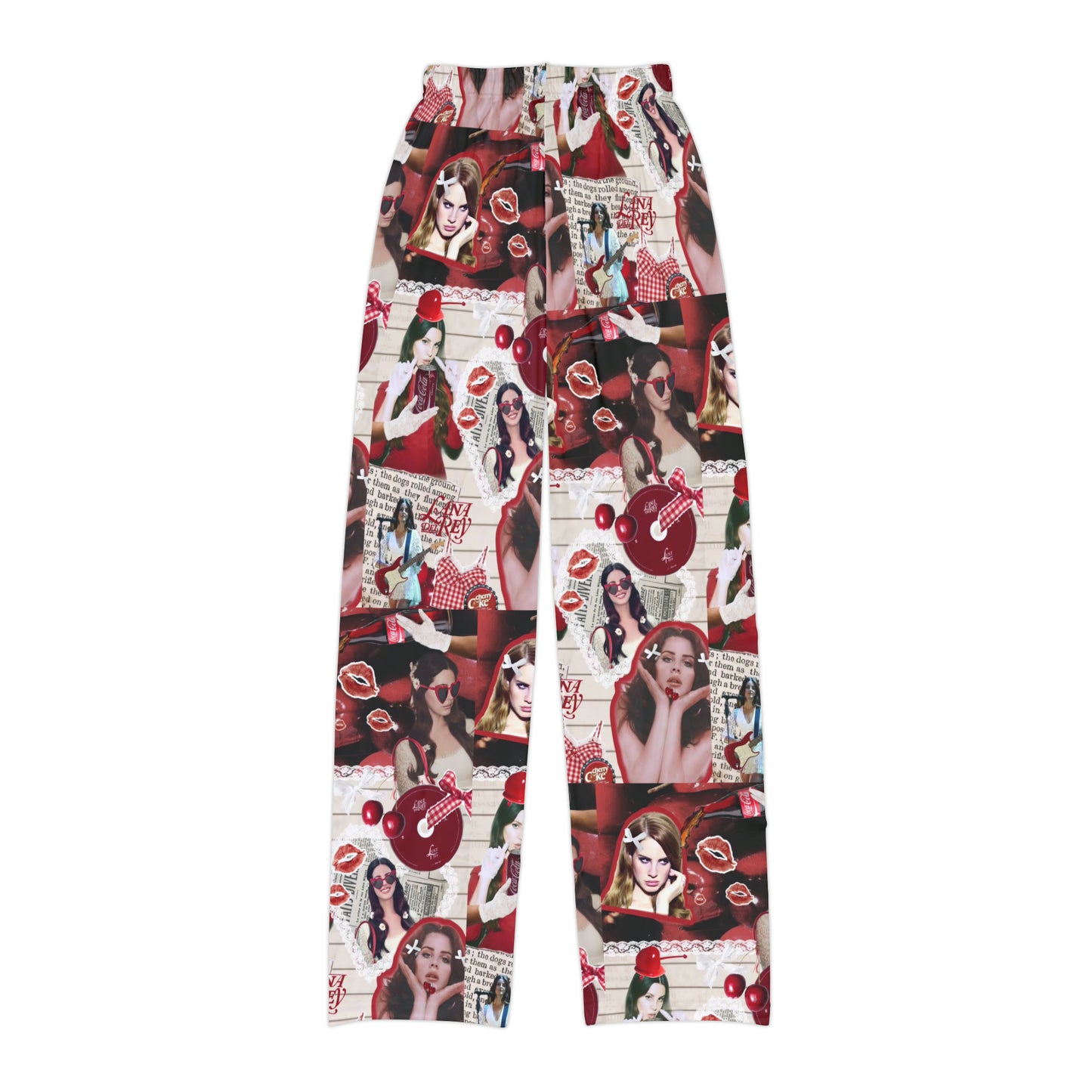 Lana Del Rey Cherry Coke Collage Kids Pajama Pants