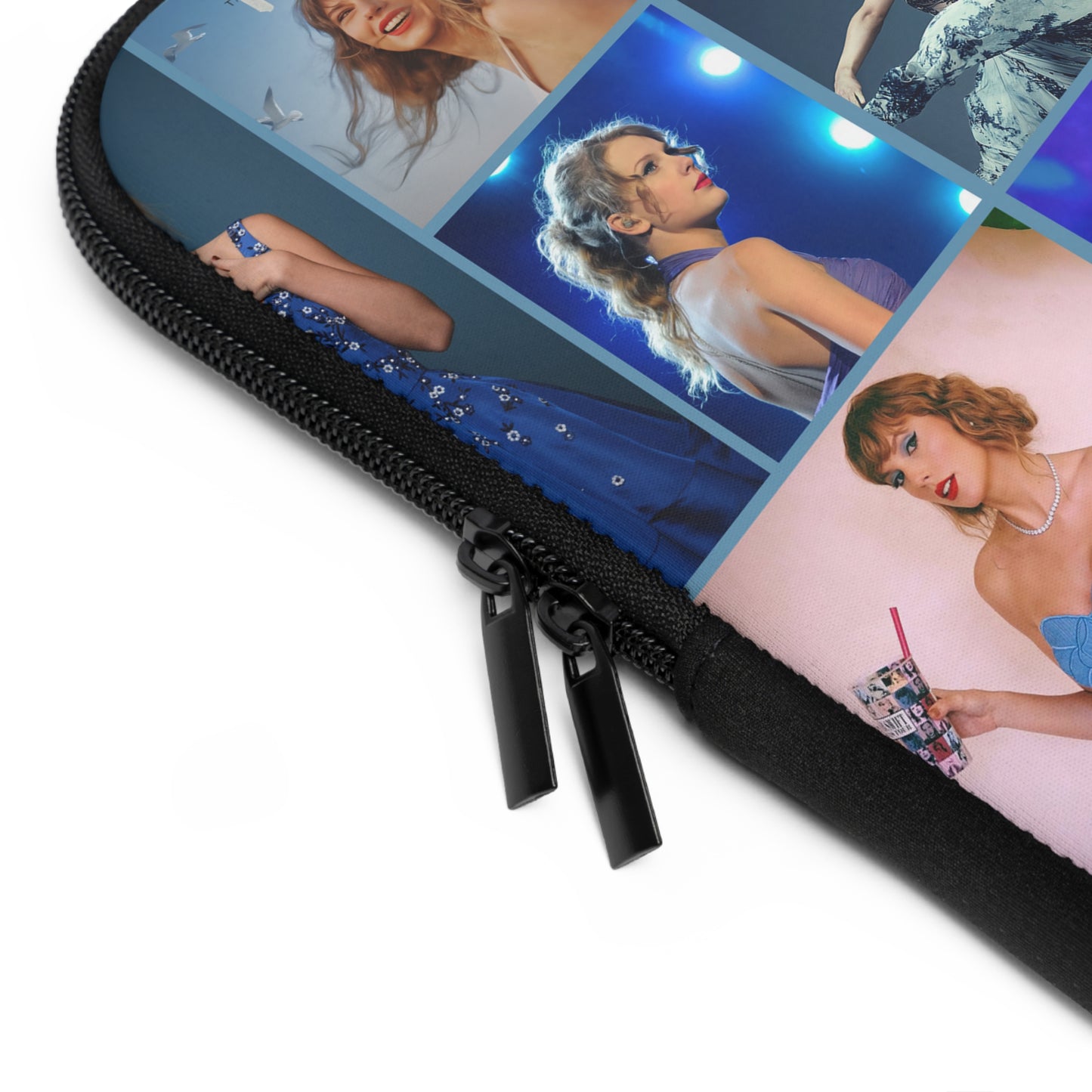 Taylor Swift Blue Aesthetic Collage Laptop Sleeve