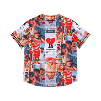 Bad Bunny Un Verano Sin Ti Photo Collage Women's Baseball Jersey