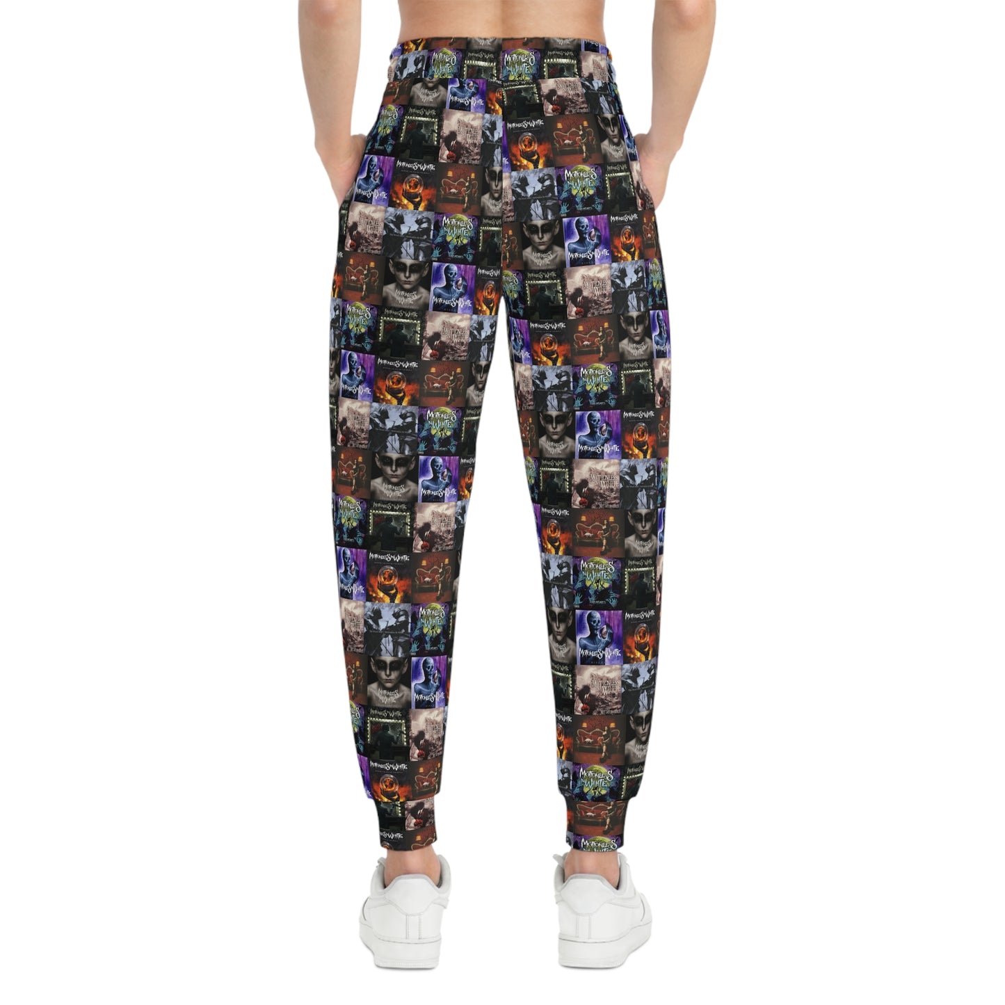 Motionless In White Album Cover Collage Athletic Jogger Sweatpants