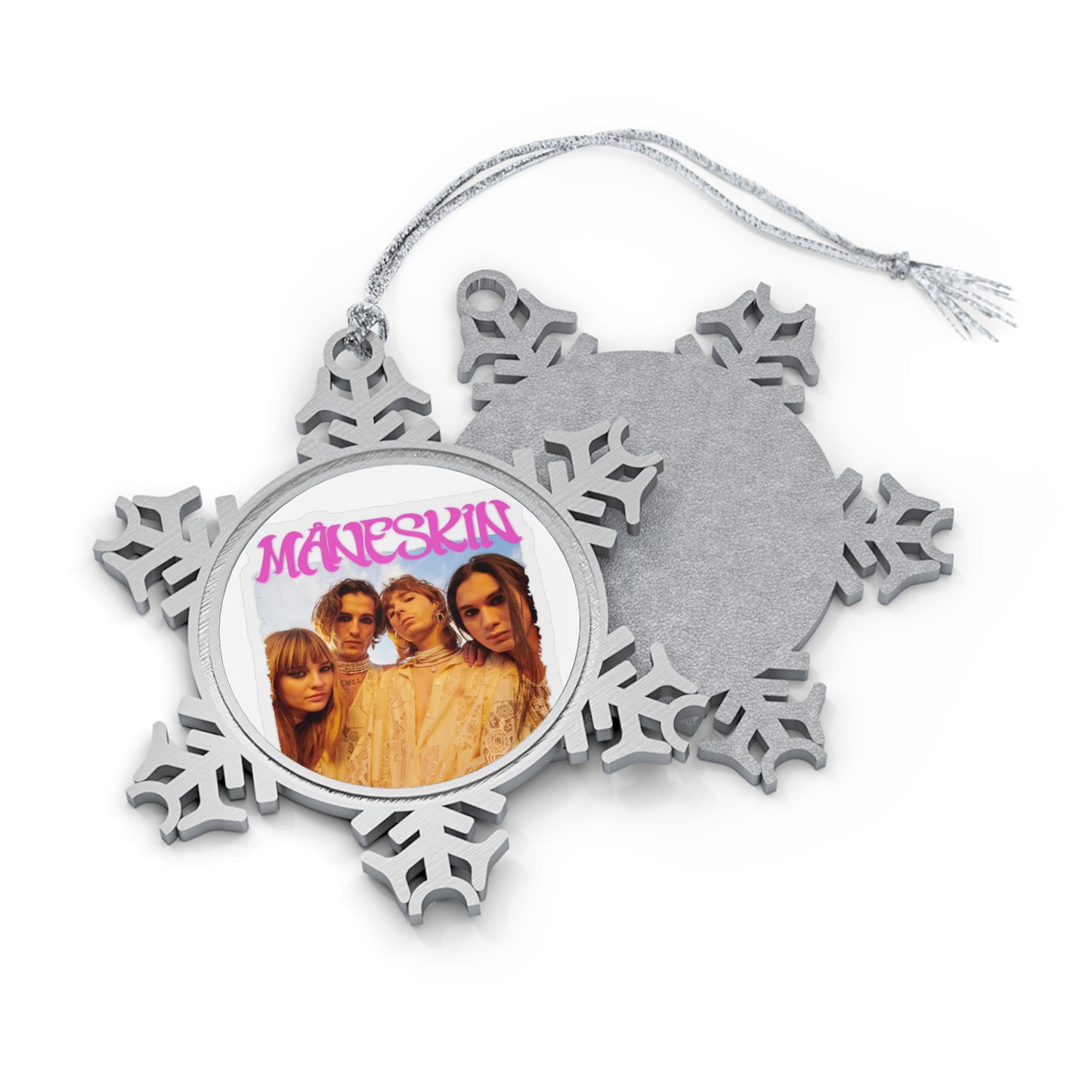 Måneskin Group Photo Pewter Snowflake Ornament