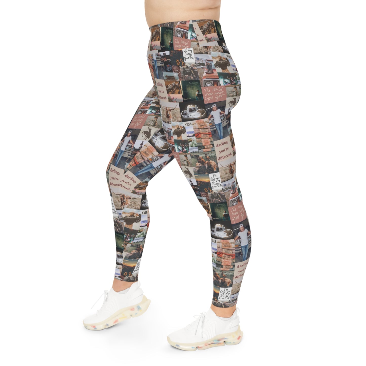 Morgan Wallen Darling You're Different Collage Plus Size Leggings