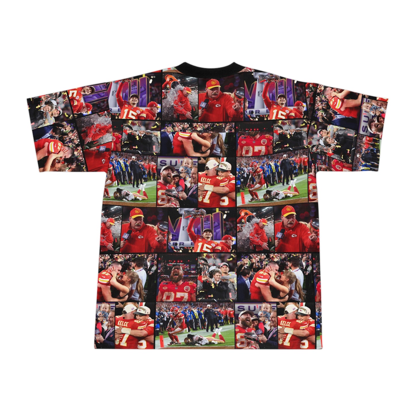 Kansas City Chiefs Superbowl LVIII Championship Victory Collage Unisex Football Jersey