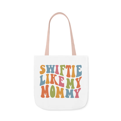 Taylor Swift Swiftie Like My Mommy Polyester Canvas Tote Bag