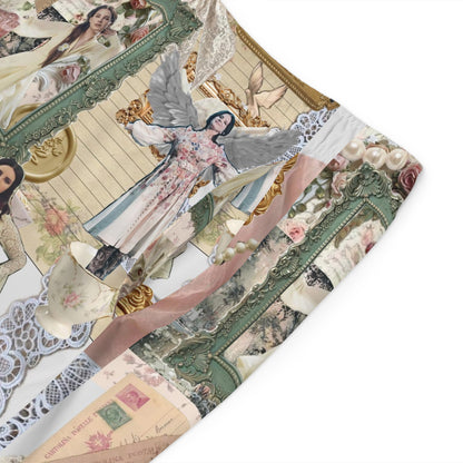 Lana Del Rey Victorian Collage Men's Board Shorts