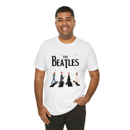 The Beatles Abbey Road Santas Unisex Jersey Short Sleeve Tee Shirt