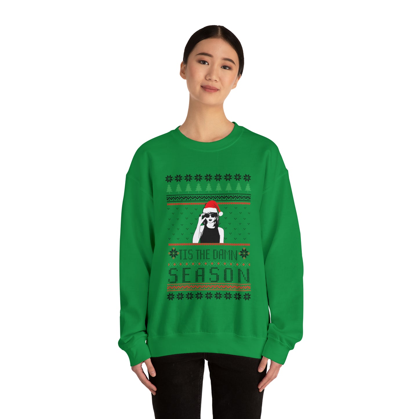 Taylor Swift 'Tis The Damn Season Unisex Heavy Blend Crewneck Sweatshirt