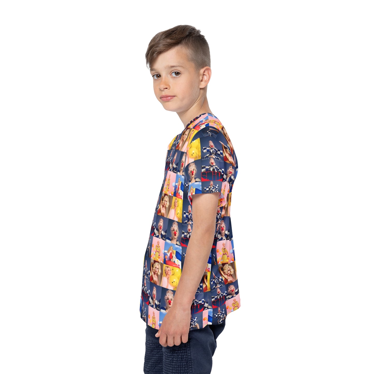 Katy Perry Smile Mosaic Kids Sports Jersey