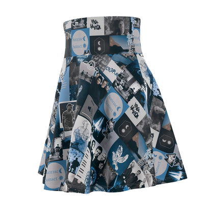 Coldplay Sunrise Sunset Collage Women's Skater Skirt