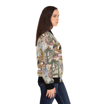 Lana Del Rey Victorian Collage Women's Bomber Jacket