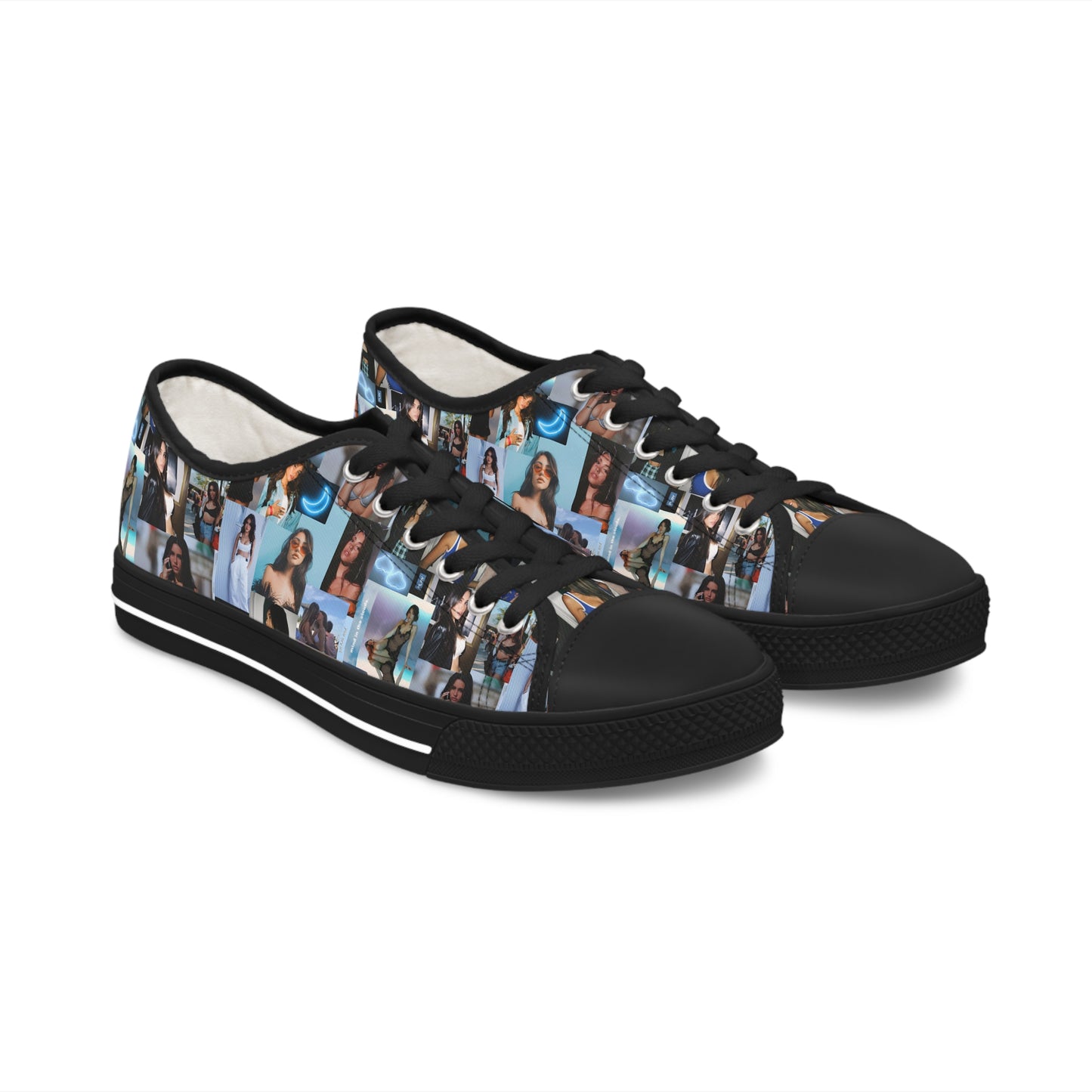 Madison Beer Mind In The Clouds Collage Women's Low Top Sneakers