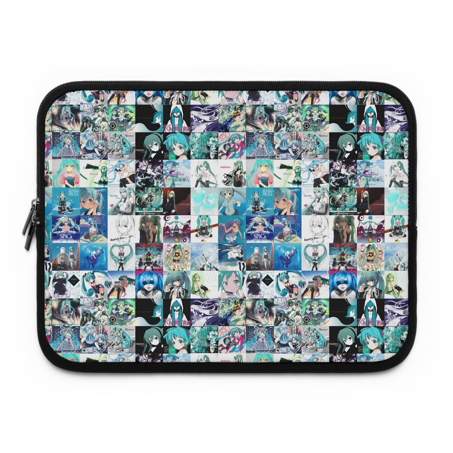 Hatsune Miku Album Cover Collage Laptop Sleeve