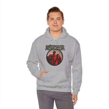 Måneskin Circular Group Photo Unisex Heavy Blend Hooded Sweatshirt