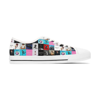 YUNGBLUD Album Cover Art Collage Women's Low Top Sneakers