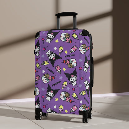 Kuromi Ice Cream Sundae Pattern Suitcase