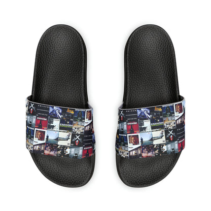 Eminem Album Art Cover Collage Women's Slide Sandals