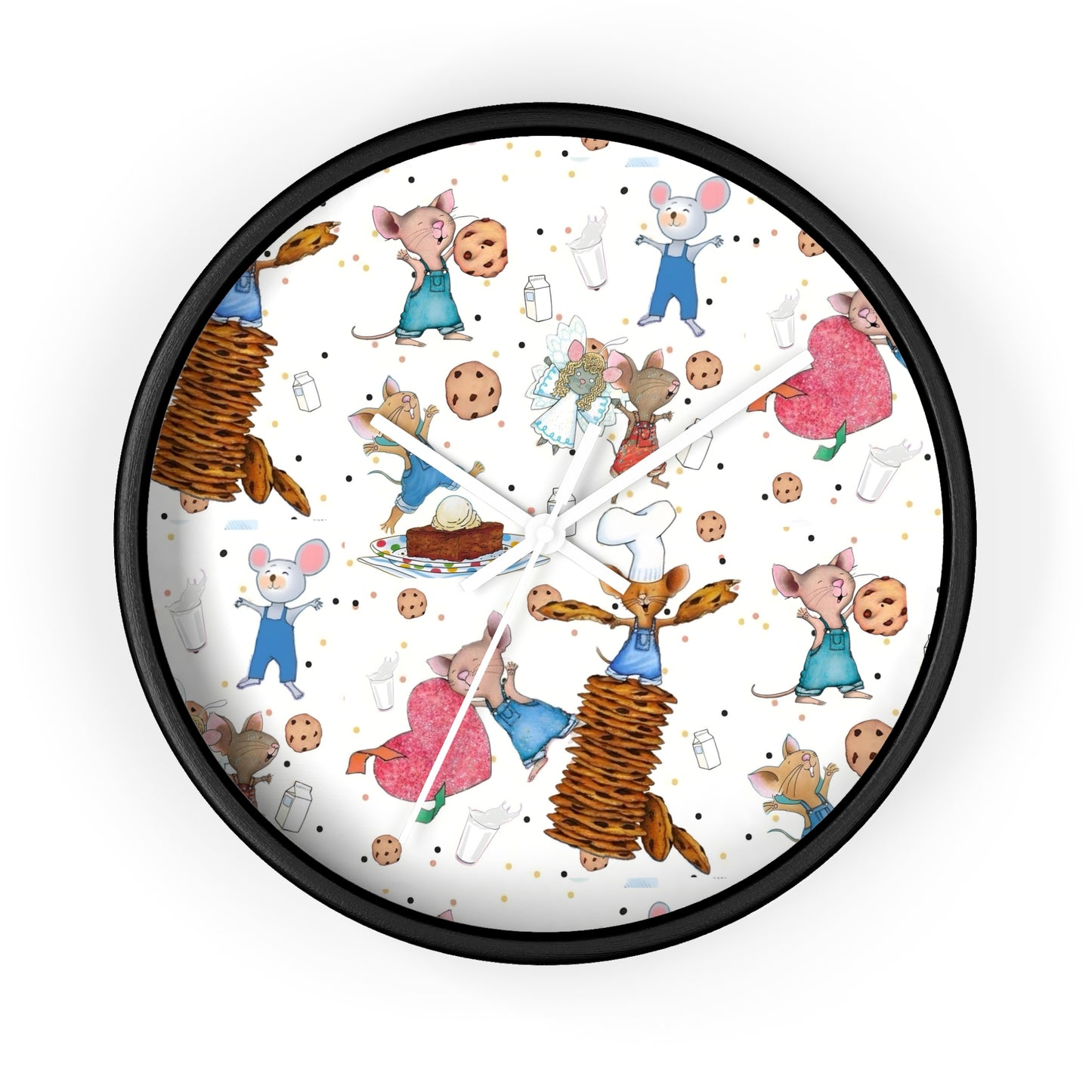 If You Give A Mouse A Cookie Collage Wall Clock