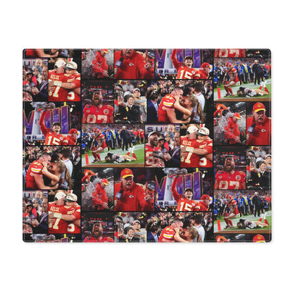 Kansas City Chiefs Superbowl LVIII Championship Victory Collage Placemat