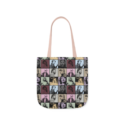 Taylor Swift Eras Collage Polyester Canvas Tote Bag