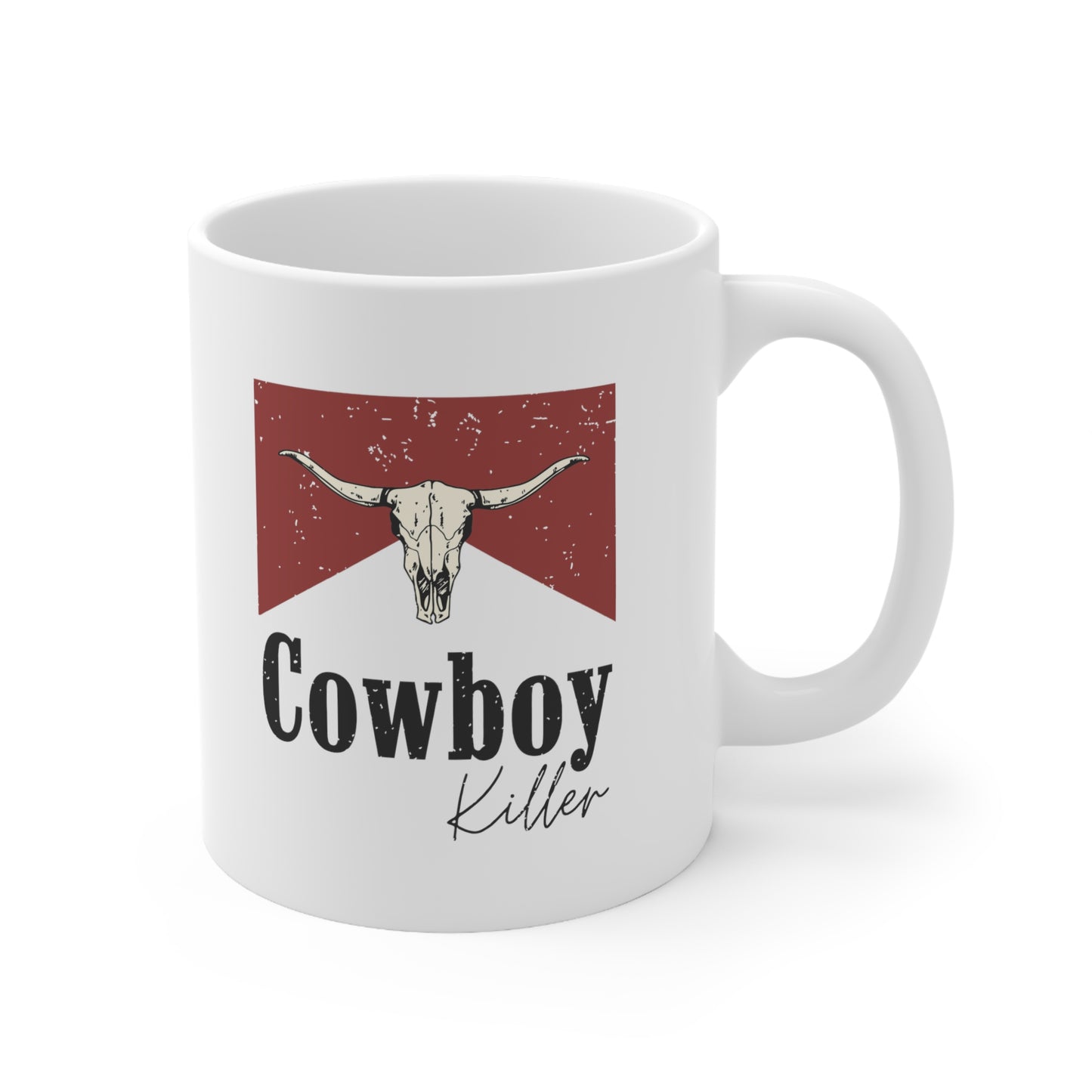 Morgan Wallen Cowboy Killer White Ceramic Mug