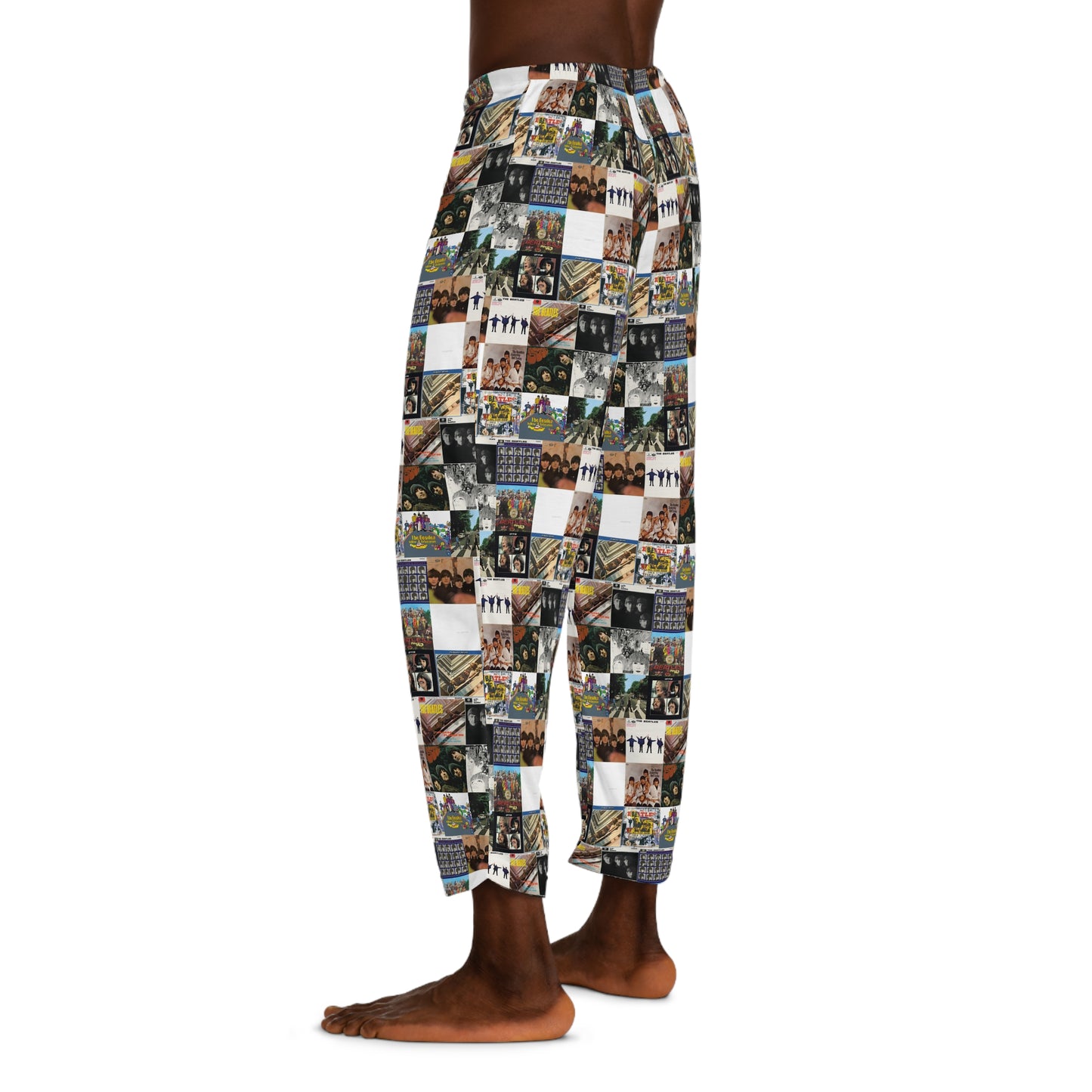 The Beatles Album Cover Collage Men's Pajama Pants