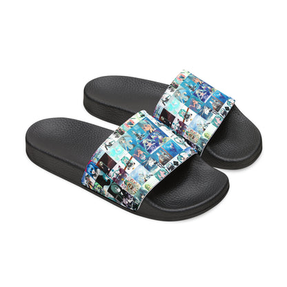 Hatsune Miku Album Cover Collage Women's Slide Sandals