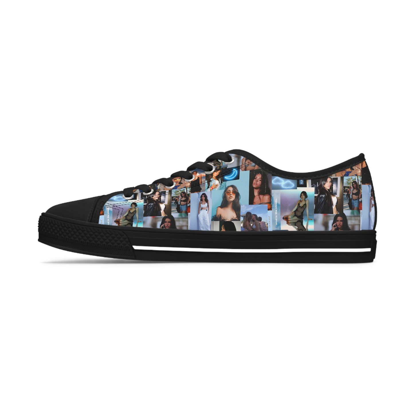 Madison Beer Mind In The Clouds Collage Women's Low Top Sneakers