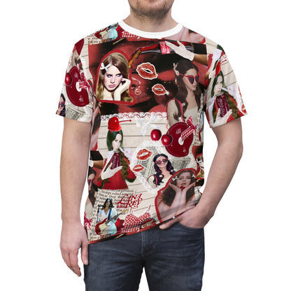 Lana Del Rey Cherry Coke Collage Unisex Tee Shirt