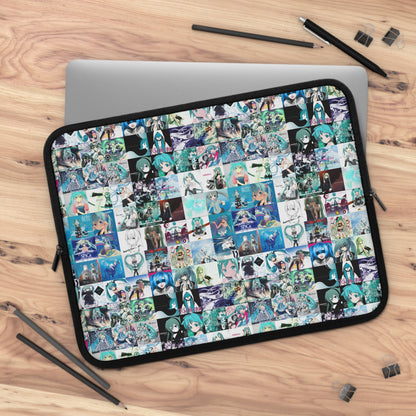 Hatsune Miku Album Cover Collage Laptop Sleeve