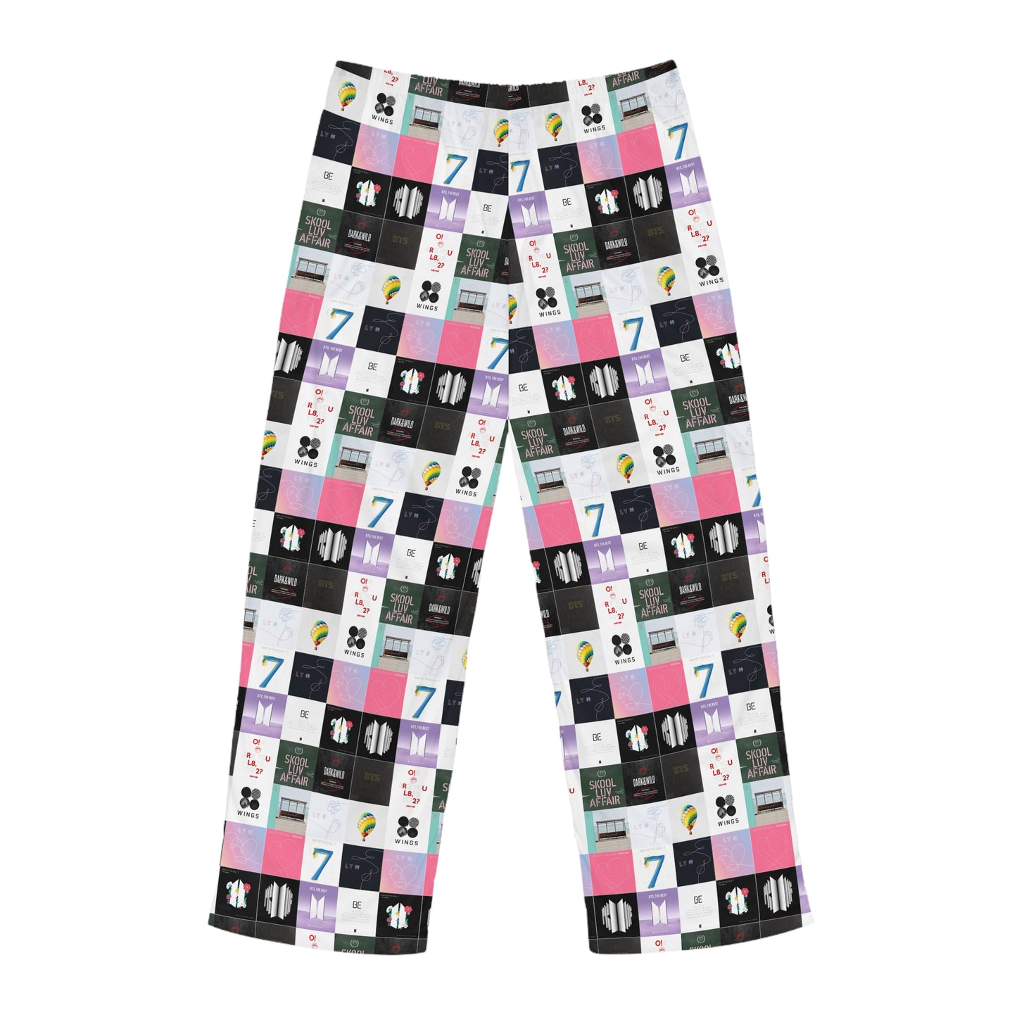 BTS Album Cover Art Collage Men's Pajama Pants