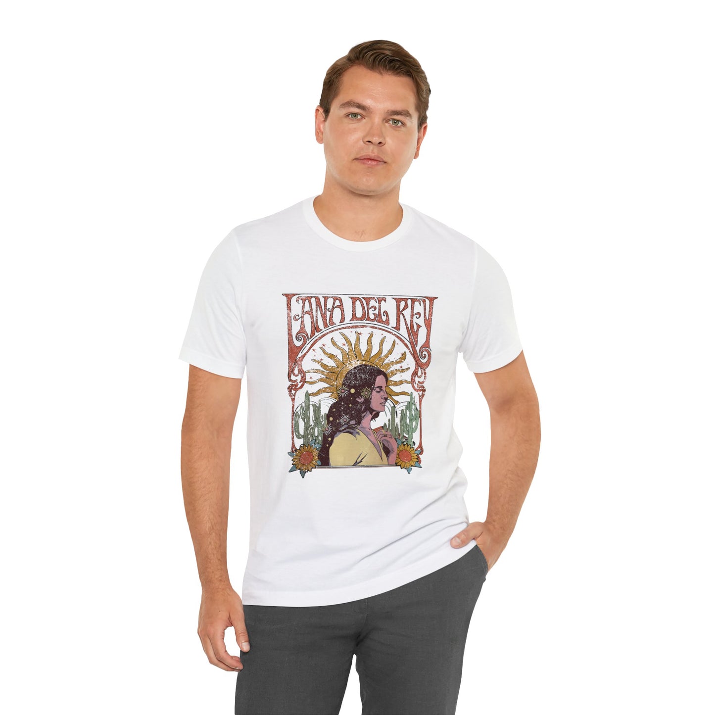 Lana Del Rey Vintage Artwork Unisex Jersey Short Sleeve Tee Shirt