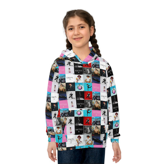 YUNGBLUD Album Cover Art Collage Kid's Hoodie