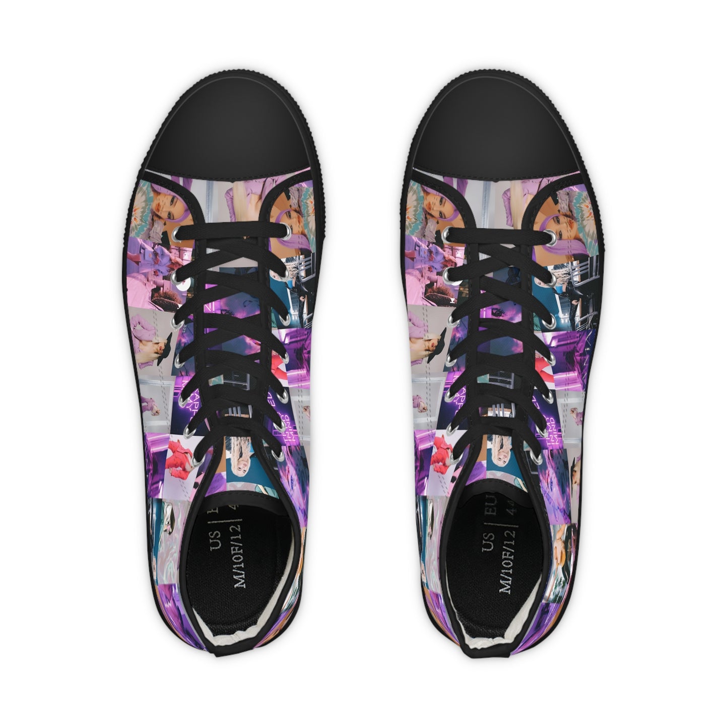 Ava Max Belladonna Photo Collage Men's High Top Sneakers