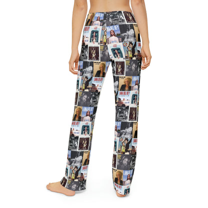 Lana Del Rey Album Cover Collage Kids Pajama Pants