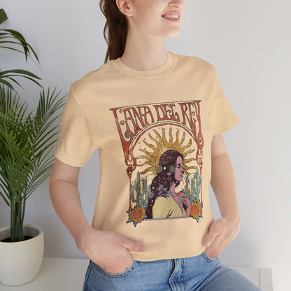 Lana Del Rey Vintage Artwork Unisex Jersey Short Sleeve Tee Shirt