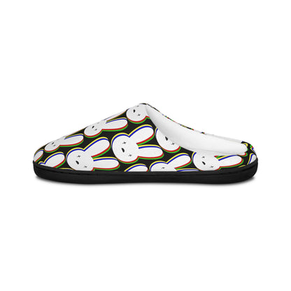 Bad Bunny Logo Pattern Men's Indoor Slippers