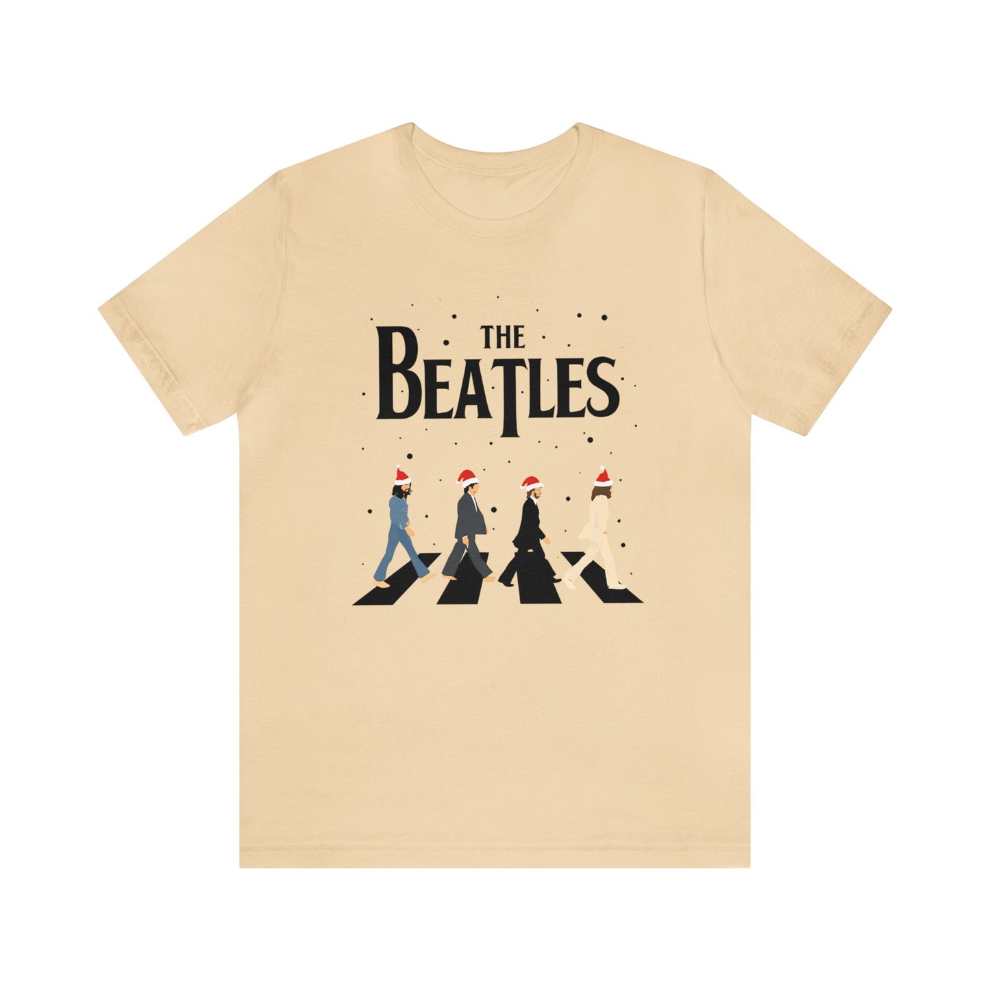 The Beatles Abbey Road Santas Unisex Jersey Short Sleeve Tee Shirt