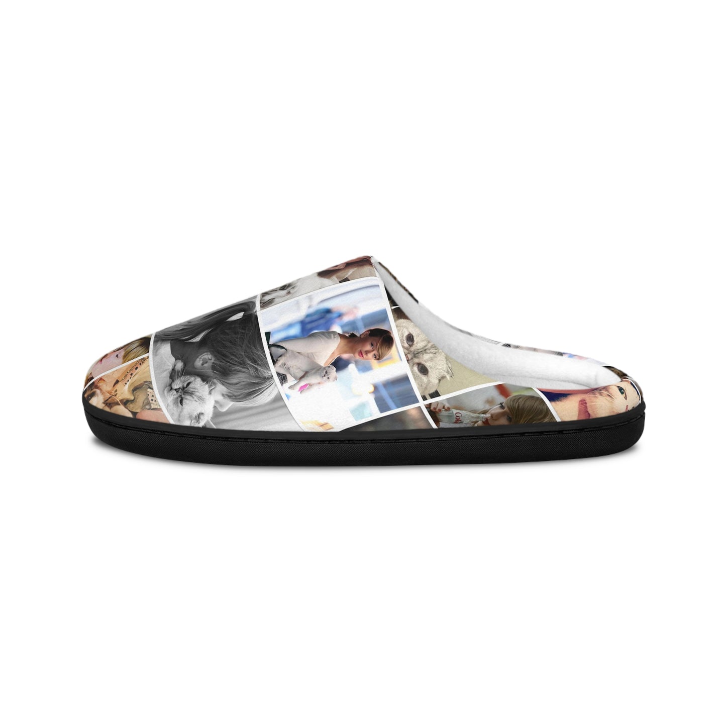 Taylor Swift's Cats Collage Pattern Women's Indoor Slippers