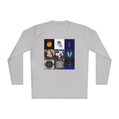 Colplay Album Cover Collage Unisex Lightweight Long Sleeve Tee