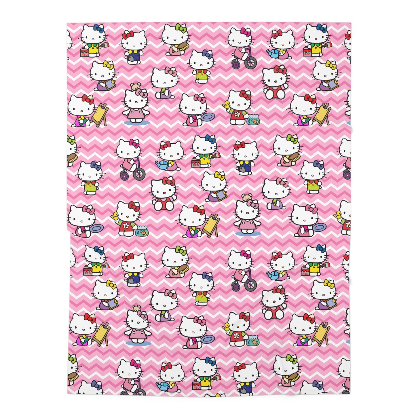 Hello Kitty Playtime Collage Baby Swaddle Blanket
