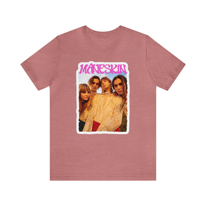 Måneskin Group Photo Unisex Jersey Short Sleeve Tee Shirt