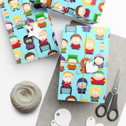 South Park School Kids Ensemble Gift Wrap Paper