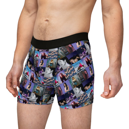 Olivia Rodrigo Album Art Collage Men's Boxers