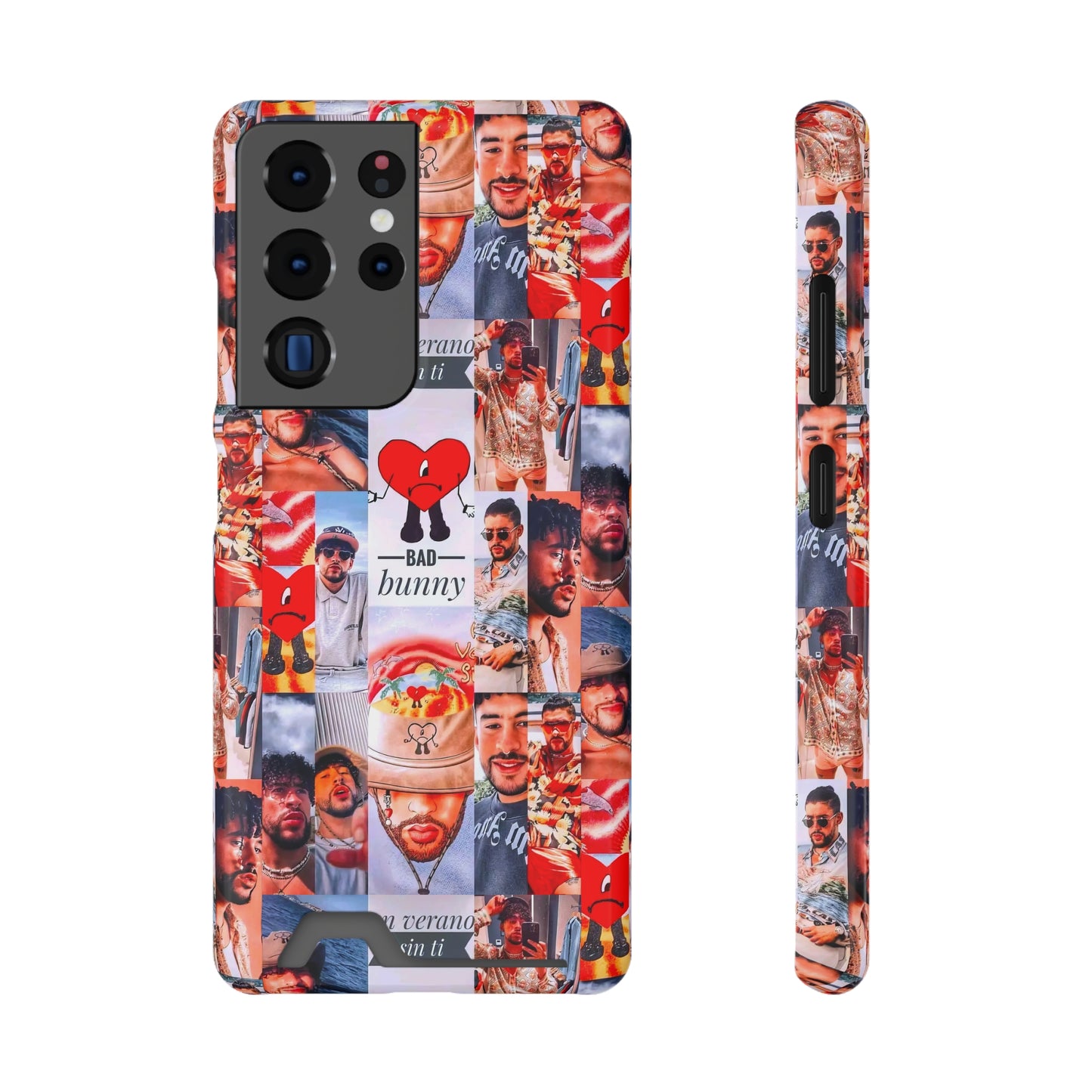 Bad Bunny Un Verano Sin Ti Photo Collage Phone Case With Card Holder