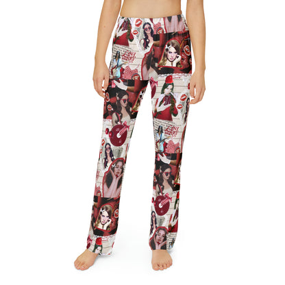 Lana Del Rey Cherry Coke Collage Kids Pajama Pants