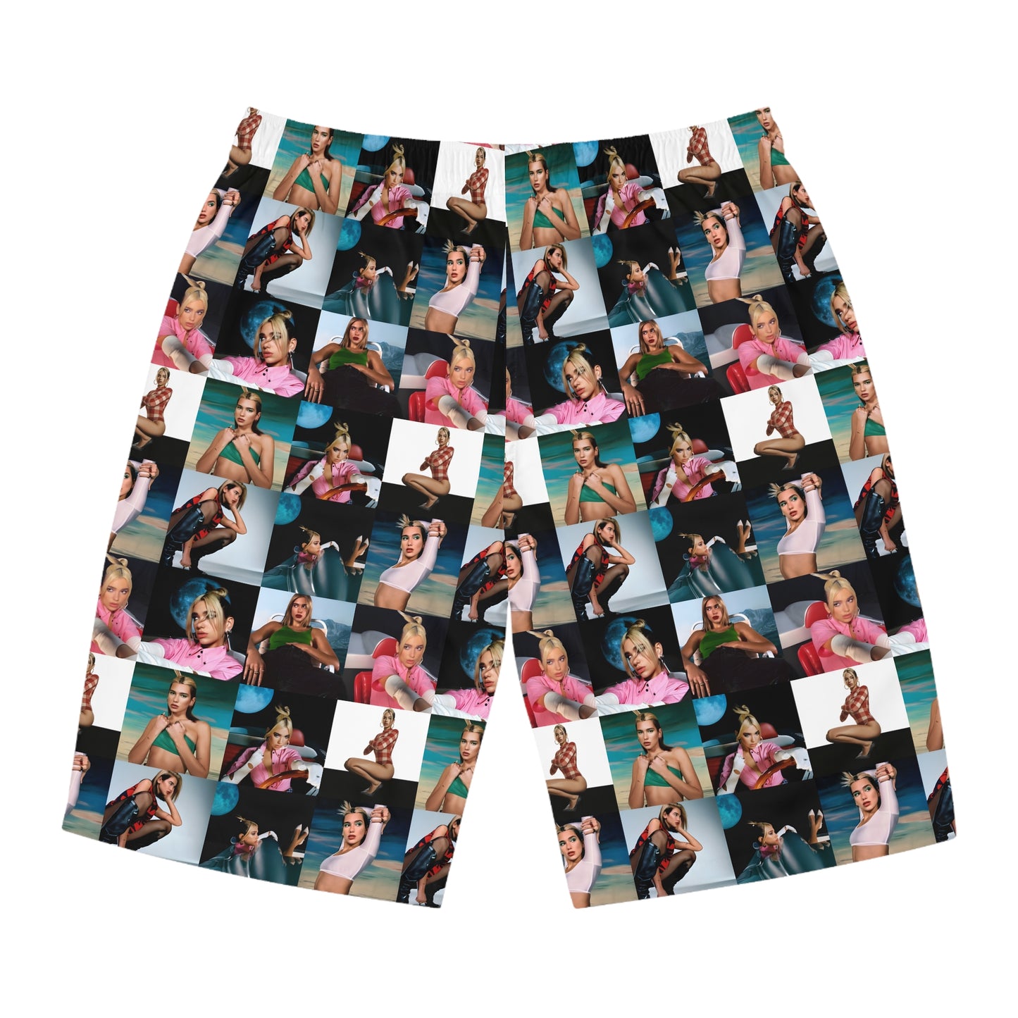 Dua Lipa Future Nostalgia Mosaic Men's Board Shorts