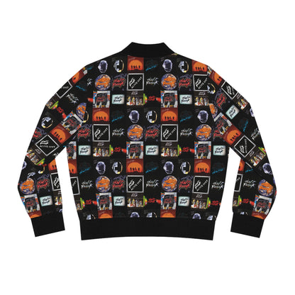 Daft Punk Album Cover Art Collage Women's Bomber Jacket