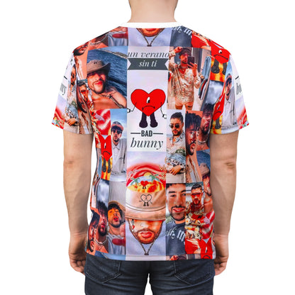 Bad Bunny Un Verano Sin Ti Photo Collage Unisex Tee Shirt