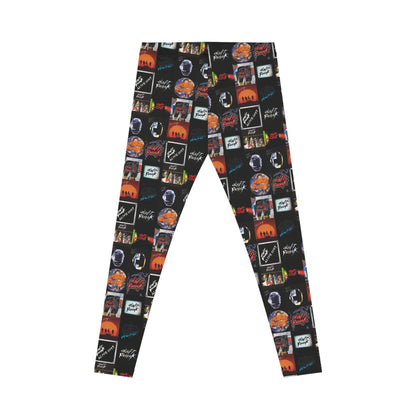 Daft Punk Album Cover Art Collage Women's Casual Leggings