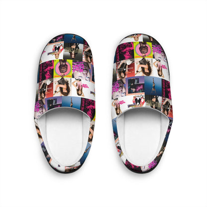 Miley Cyrus Album Cover Collage Women's Indoor Slippers